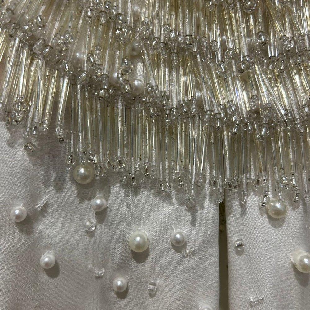 Isabel Sanchis - Caiazzo Embellished Long Sleeve Cocktail Dress - Picture 4 of 4